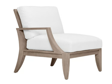 RELAIS MODULE LEFT / RIGHT - Teak left / right module for sofa by JANUS et Cie - view 3
